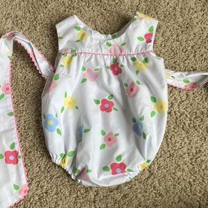 The Beaufort bonnet Company Gasparilla Garden bubble with bow back